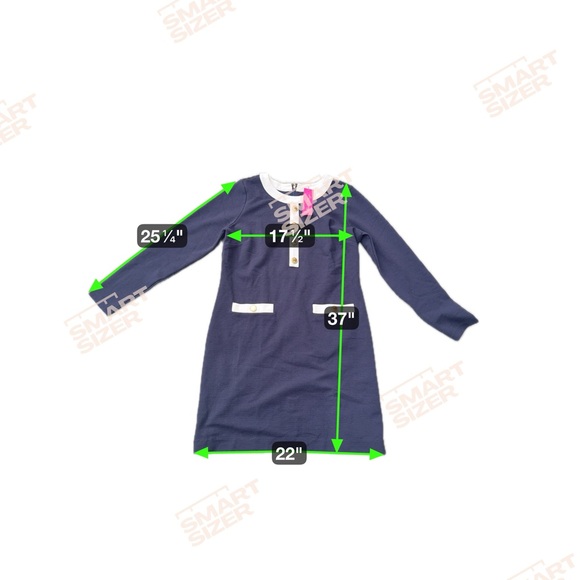 NWT Lilly Pulitzer Kennedy Classic Shift Dress True Navy Size XL - Picture 10 of 13